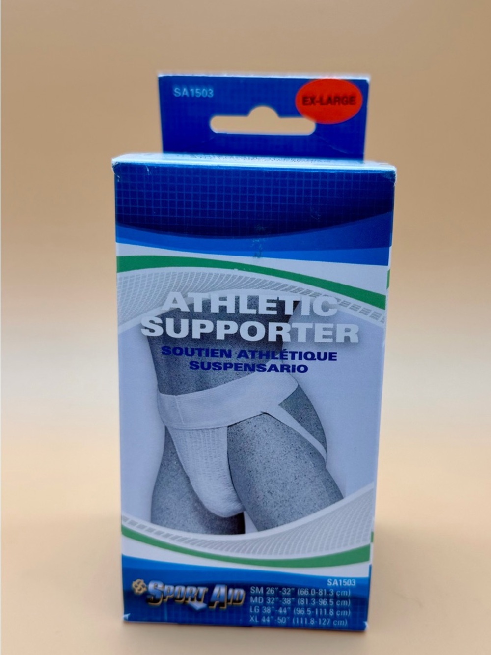 Athletic Supporter Jockstrap - White by